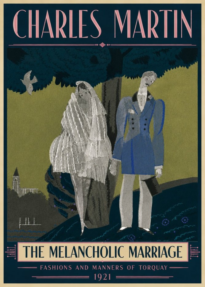 Charles Martin The Melancholic Marriage No6 - Plakat