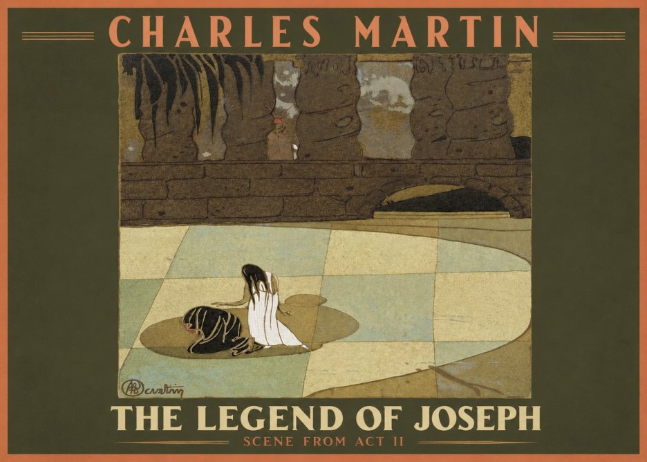 Charles Martin The Legend of Joseph - Scene from Act Ii No2 - Plakat