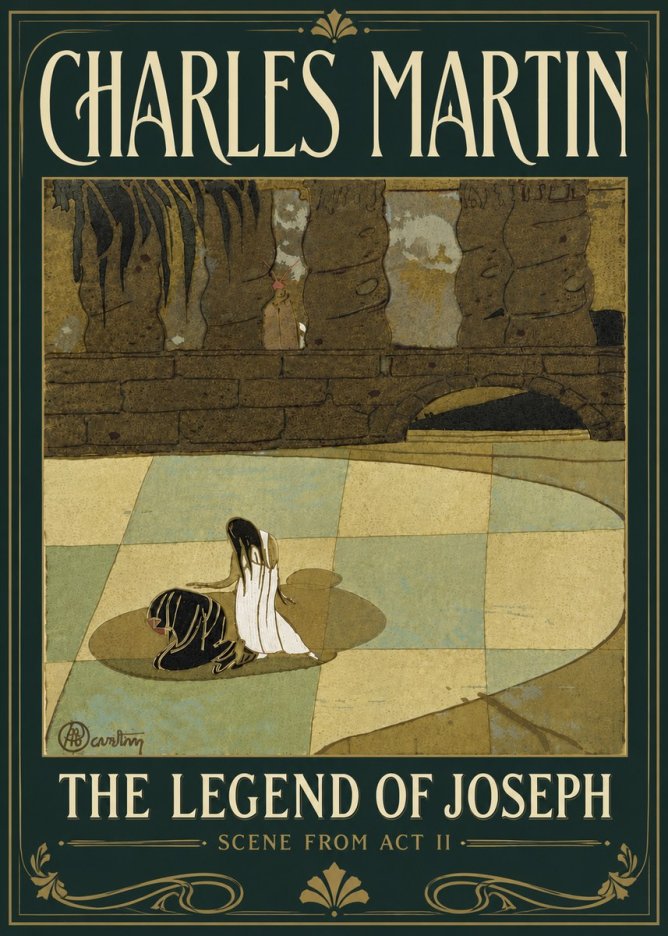 Charles Martin The Legend of Joseph - Scene from Act Ii No6 - Plakat