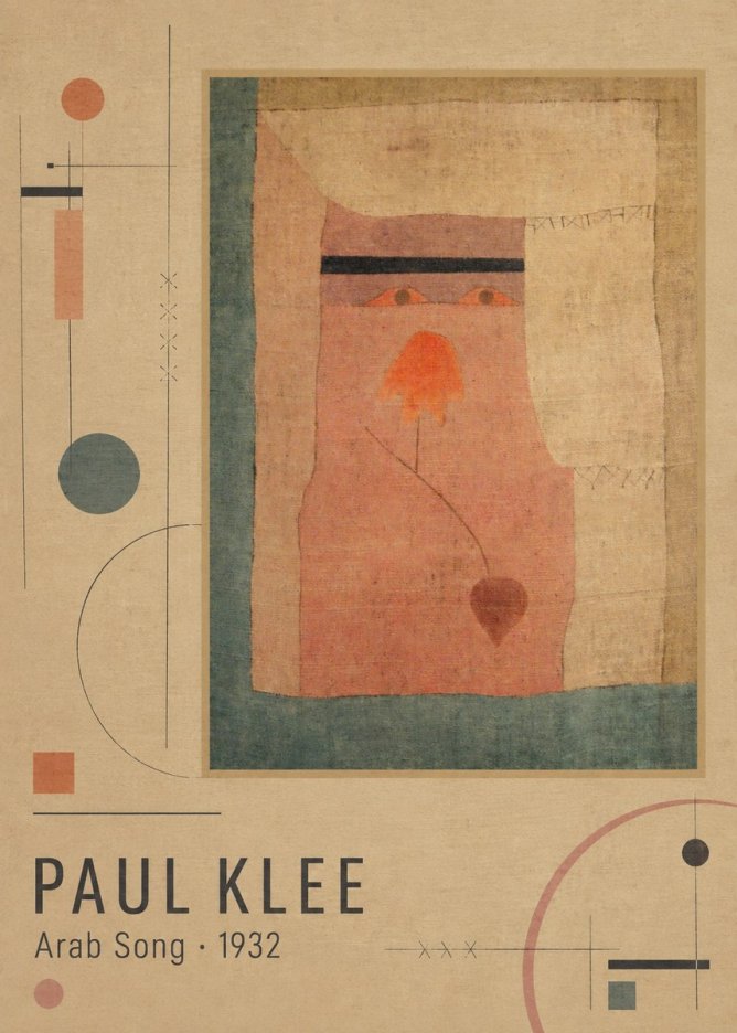 Paul Klee Arab Song No3 - Plakat