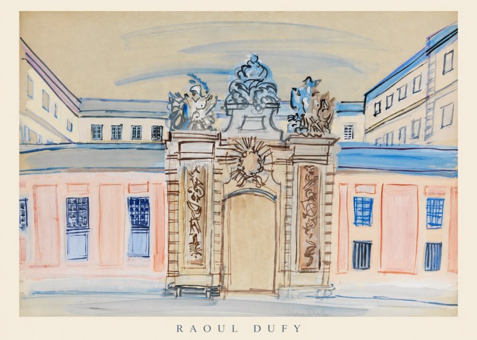 Raoul Dufy Versailles, the Grand Trianon No6 - Plakat