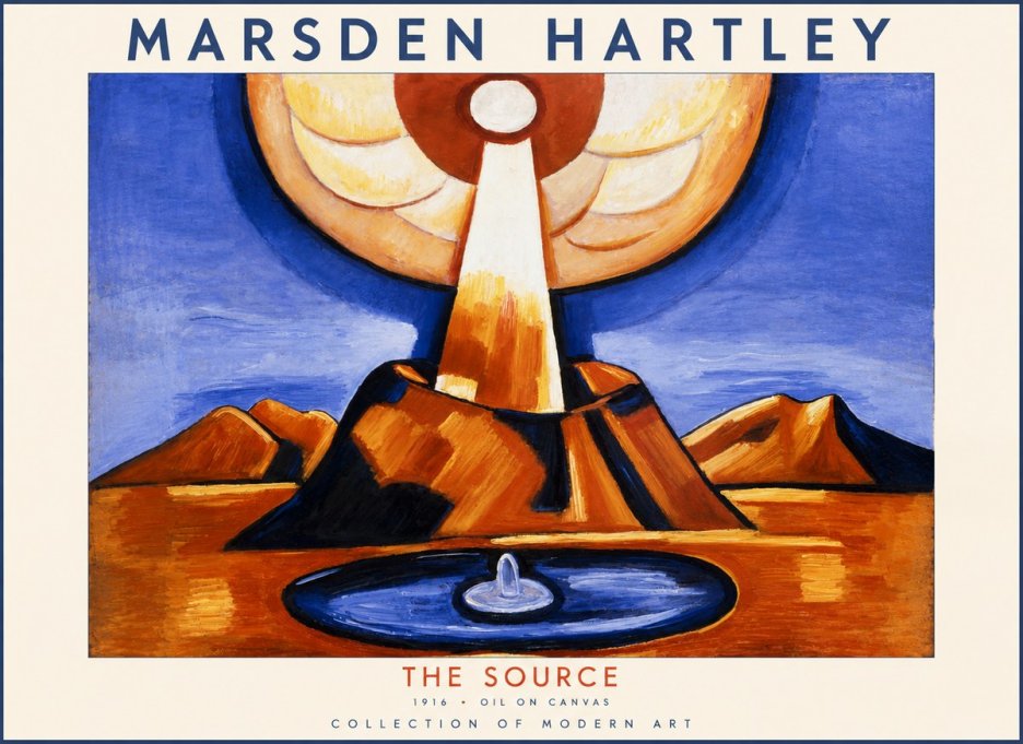 Marsden Hartley The Source No2 - Plakat