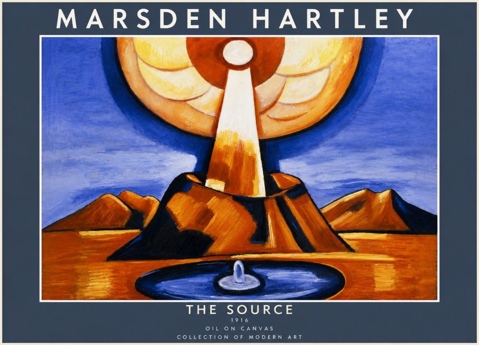 Marsden Hartley The Source No3 - Plakat