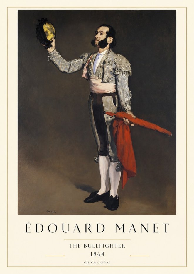 Édouard Manet The Bullfighter No1 - Plakat