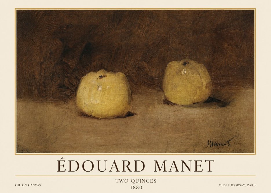 Édouard Manet Two Quinces No1 - Plakat