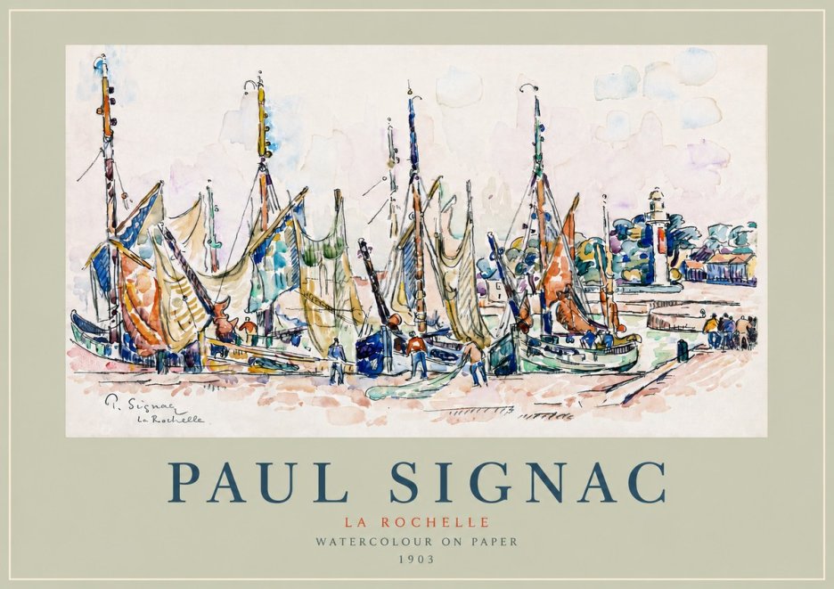 Signac La Rochelle I No2 - Plakat