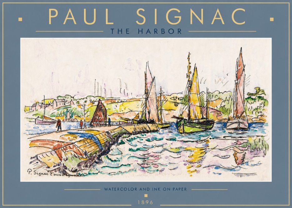 Signac The Harbor I No6 - Plakat