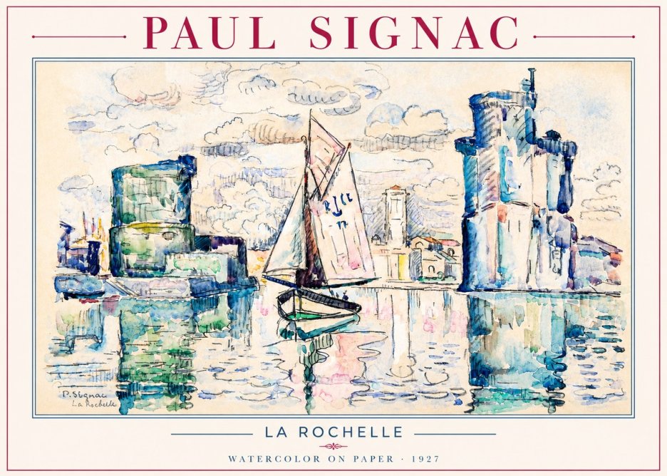Signac La Rochelle II No3 - Plakat