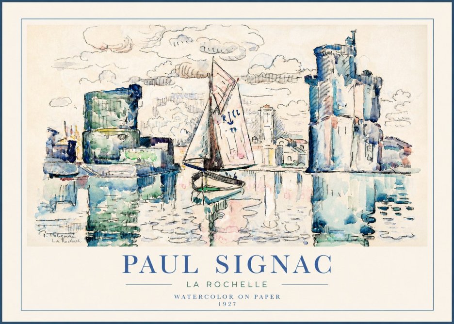Signac La Rochelle II No5 - Plakat