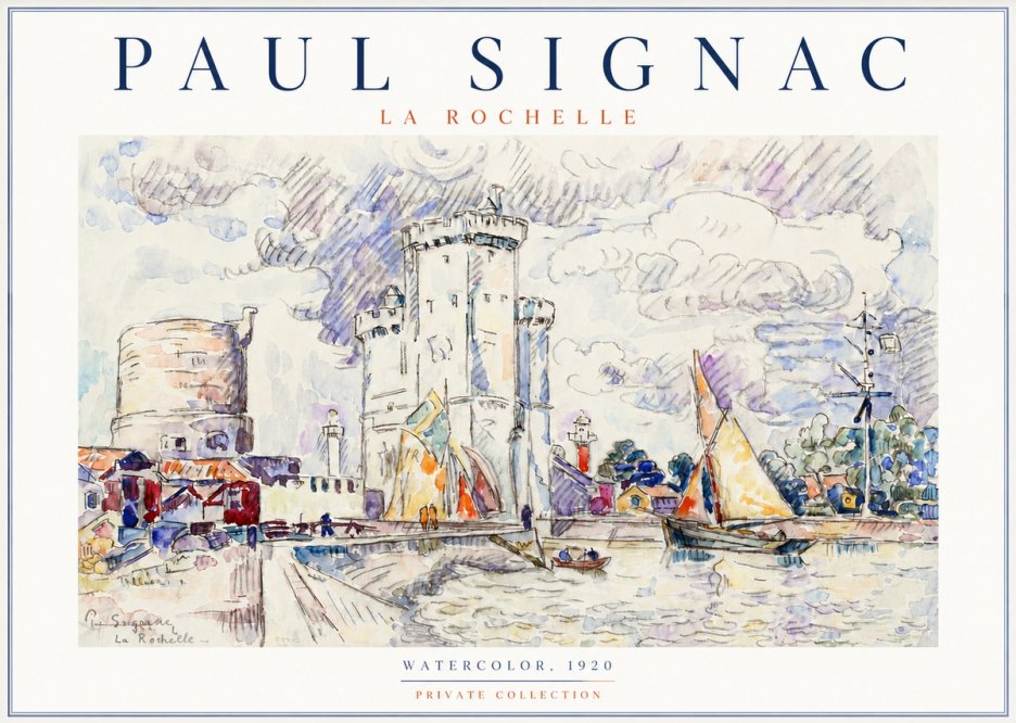 Signac La Rochelle III No3 - Plakat