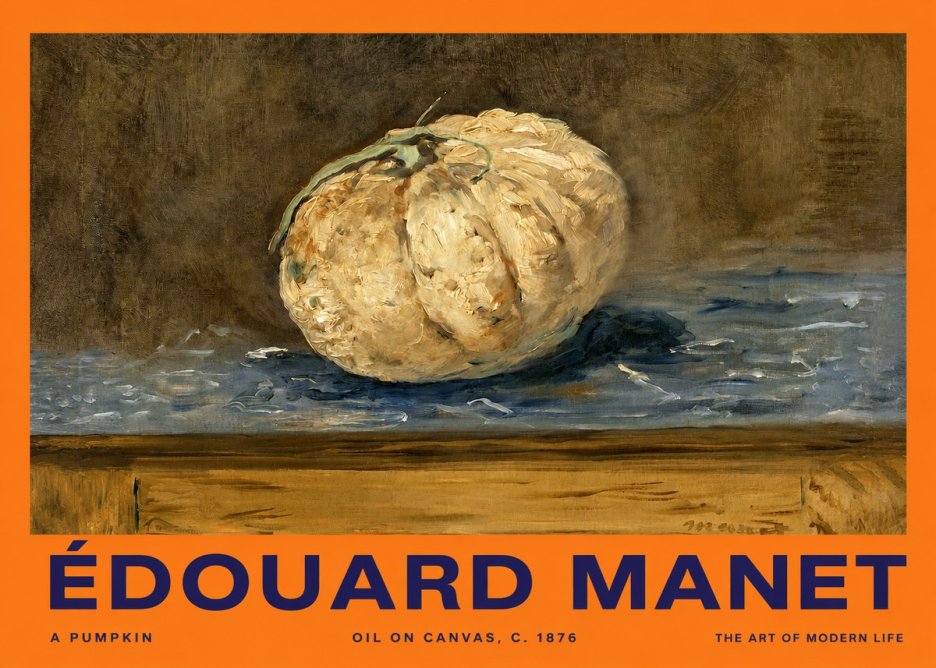Édouard Manet A Pumpkin No2 - Plakat