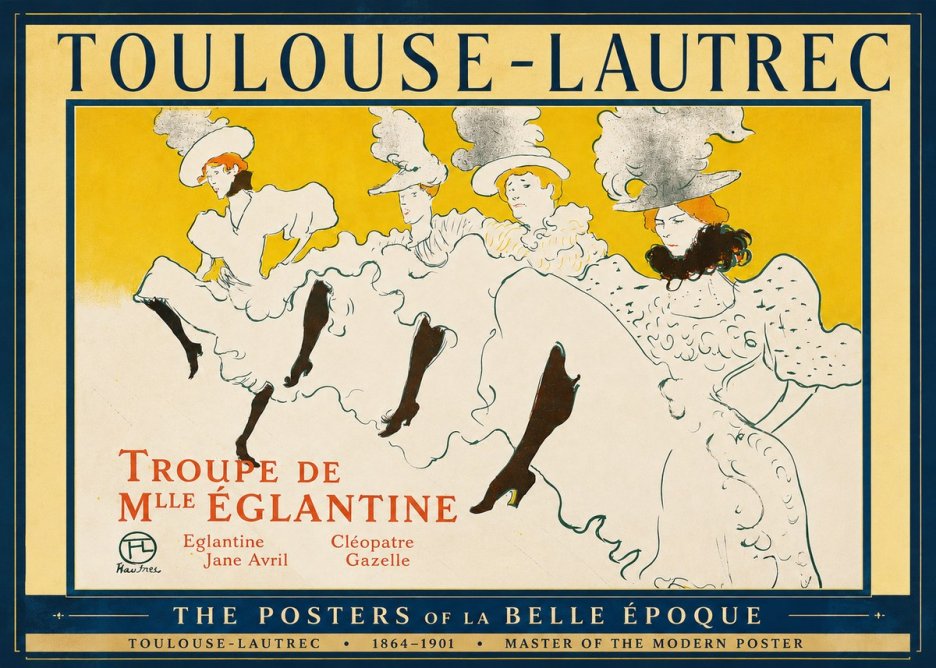 Toulouse-Lautrec Troupe De Mlle Églantine No2 - Plakat
