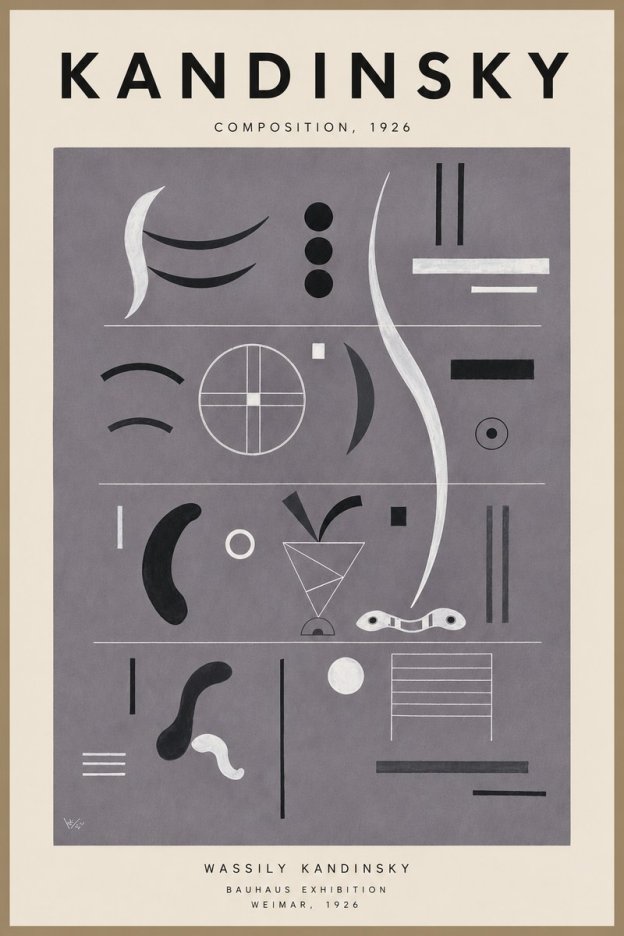 Kandinsky Composition I No5 - Plakat