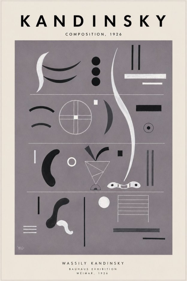 Kandinsky Composition I No6 - Plakat