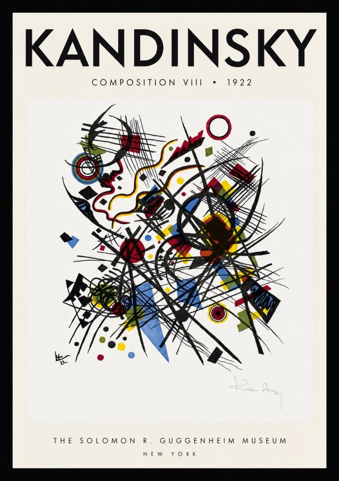 Kandinsky Composition Viii No4 - Plakat