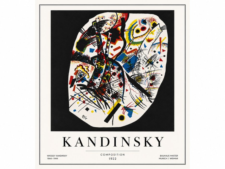 Kandinsky Composition 1922 No5 - Plakat