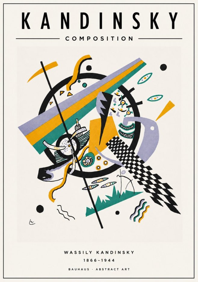 Kandinsky Composition III No1 - Plakat