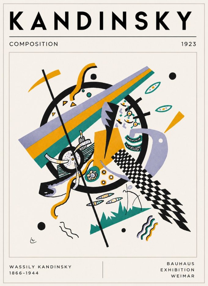 Kandinsky Composition III No3 - Plakat