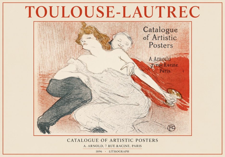 Toulouse-Lautrec Catalogue of Artistic Posters No1 - Plakat