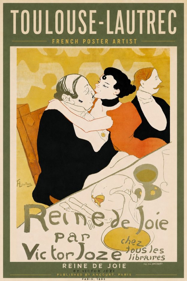 Toulouse-Lautrec Reine De Joie I No6 - Plakat