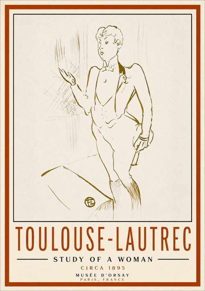 Toulouse-Lautrec The Poet of Parisian Life No6 - Plakat
