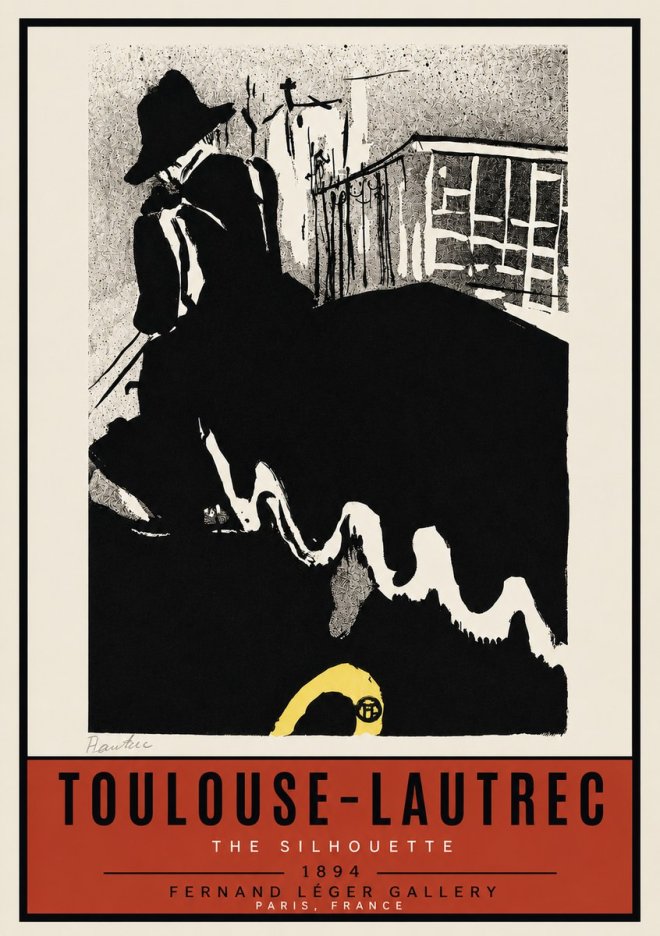 Toulouse-Lautrec The Silhouette No3 - Plakat