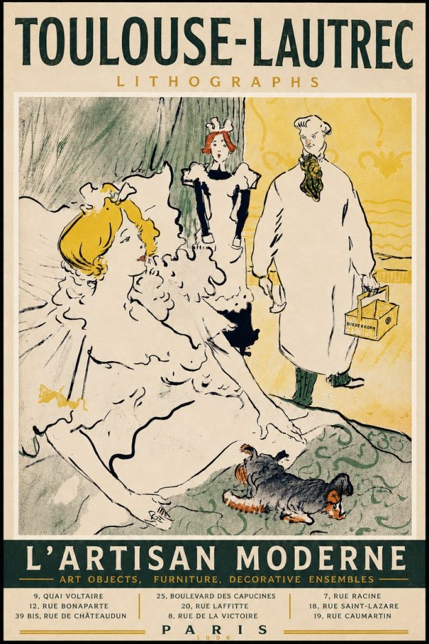 Toulouse-Lautrec L'artisan Moderne No5 - Plakat
