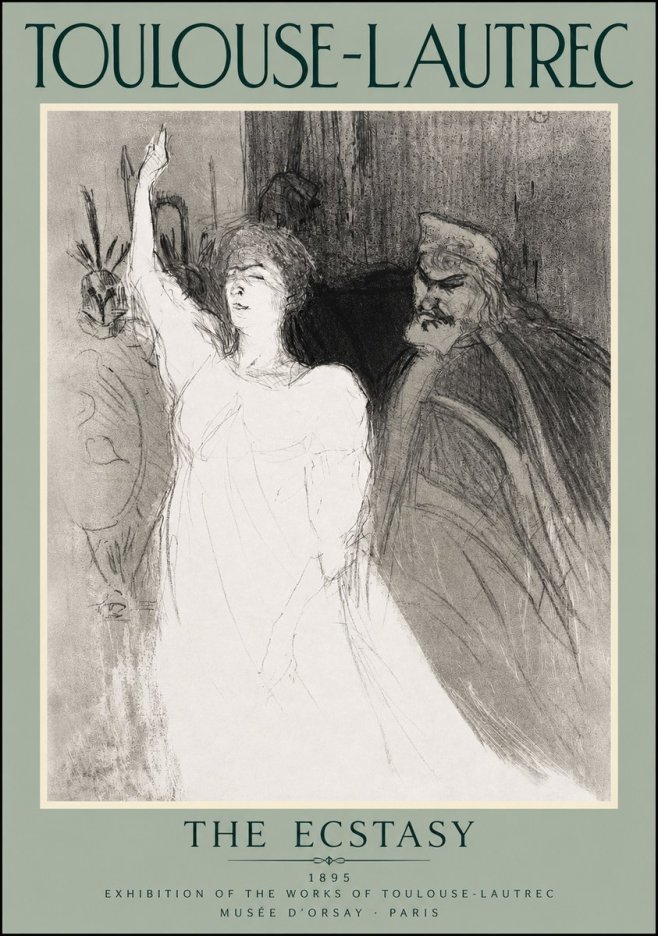 Toulouse-Lautrec The Ecstasy No3 - Plakat