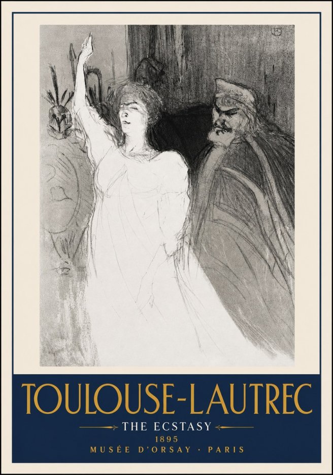 Toulouse-Lautrec The Ecstasy No4 - Plakat