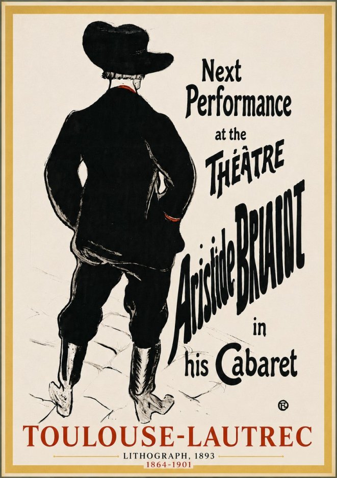 Toulouse-Lautrec Next Performance at the Théâtre Aristide Bruant in His Cabaret No4 - Plakat