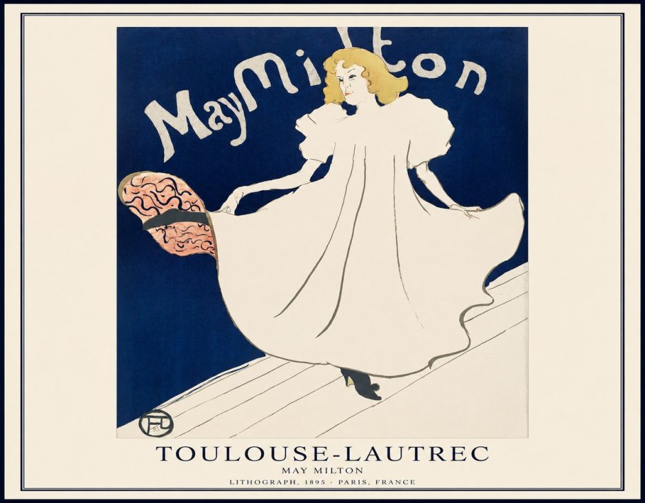 Toulouse-Lautrec May Milton No1 - Plakat