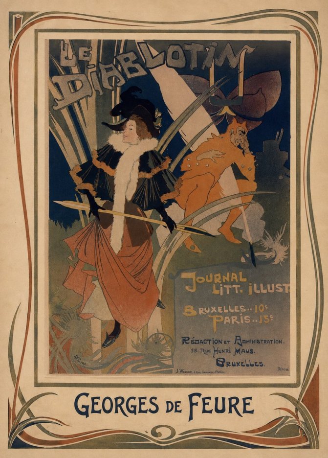 Georges de Feure Le Diablotin I No1 - Plakat