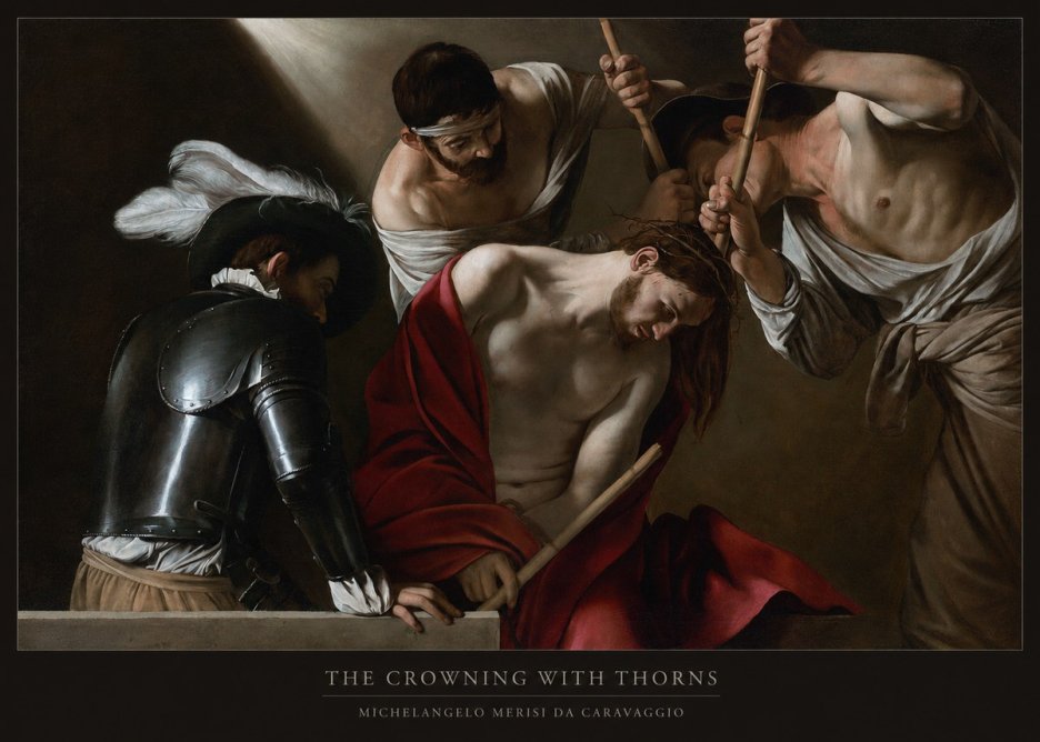 Michelangelo Merisi da Caravaggio The Crowning with Thorns I No6 - Plakat