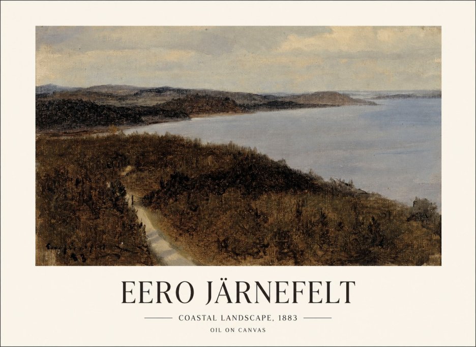 Eero Järnefelt Coastal Landscape, 1883 No1 - Plakat