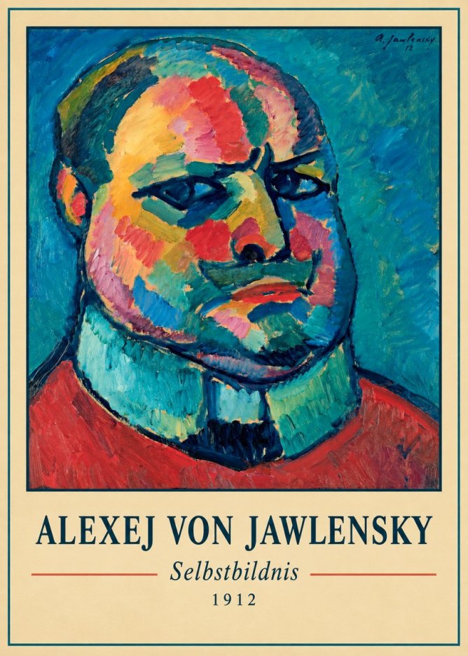 Alexej von Jawlensky Selbstbildnis No1 - Plakat