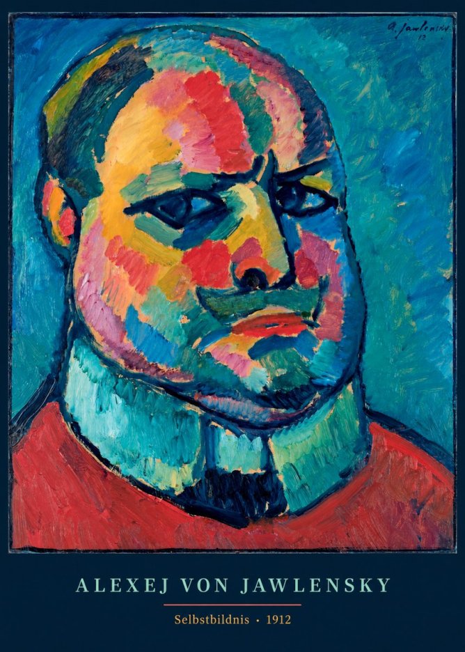 Alexej von Jawlensky Selbstbildnis No6 - Plakat