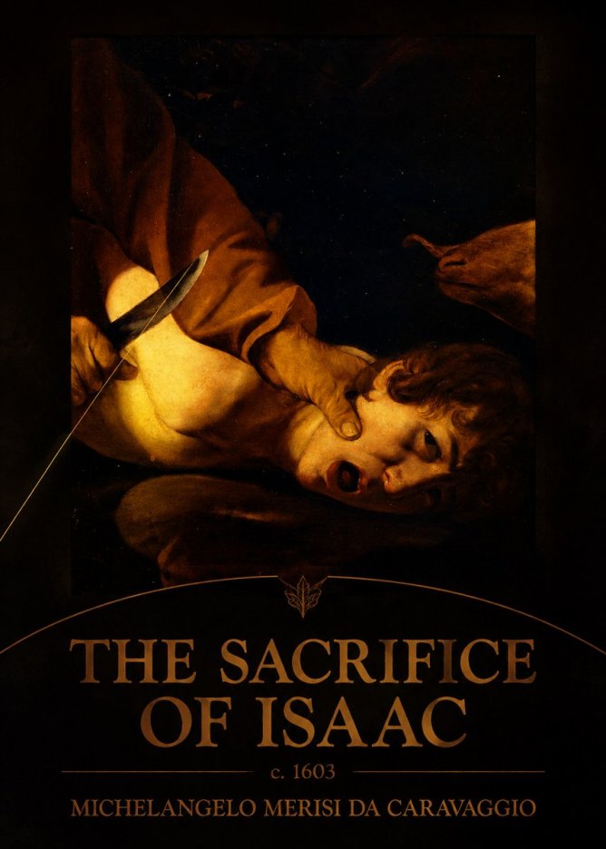 Michelangelo Merisi da Caravaggio The Sacrifice of Isaac II No3 - Plakat