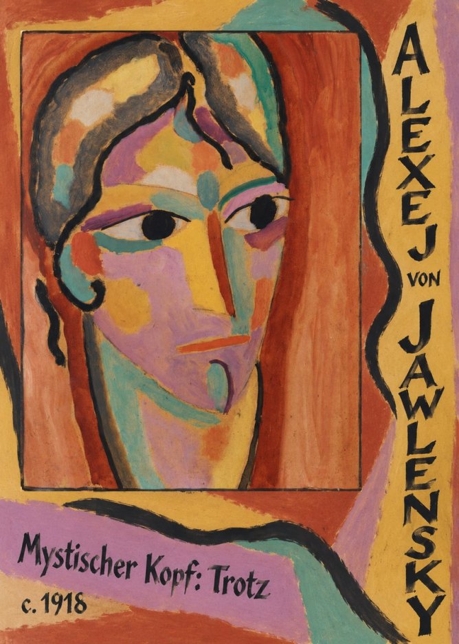 Alexej von Jawlensky Mystischer Kopf: Trotz No2 - Plakat