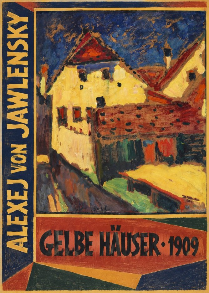 Alexej von Jawlensky Gelbe Häuser No2 - Plakat