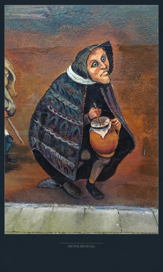 Pieter Bruegel The Beggar Woman with Jug No4 - Plakat