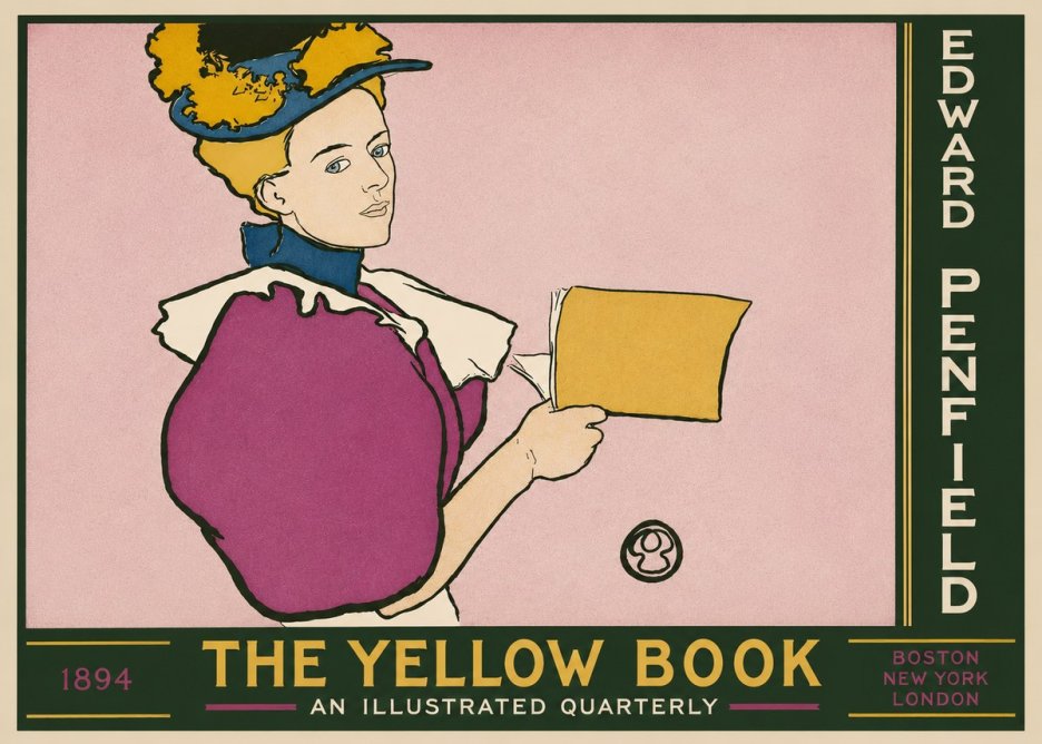 Edward Penfield The Yellow Book I No2 - Plakat