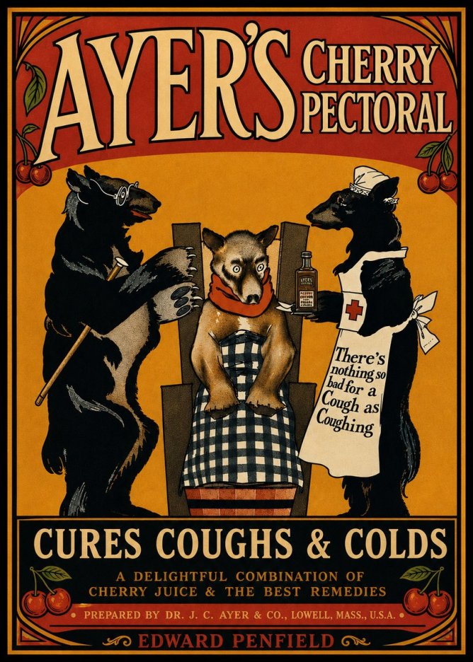 Edward Penfield Ayer's Cherry Pectoral No6 - Plakat
