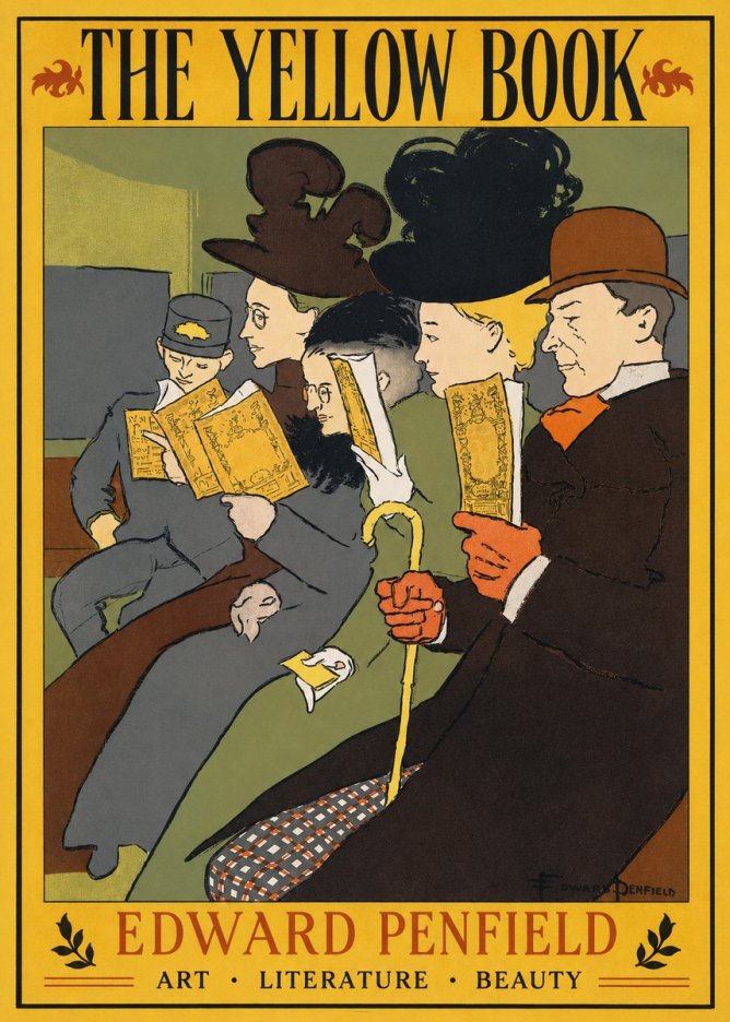 Edward Penfield The Yellow Book II No2 - Plakat