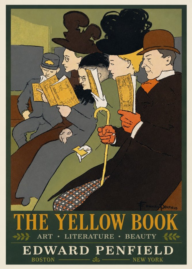 Edward Penfield The Yellow Book II No3 - Plakat