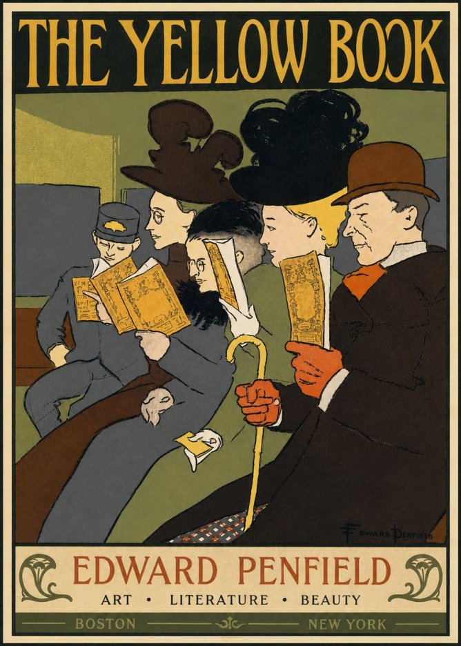 Edward Penfield The Yellow Book II No4 - Plakat