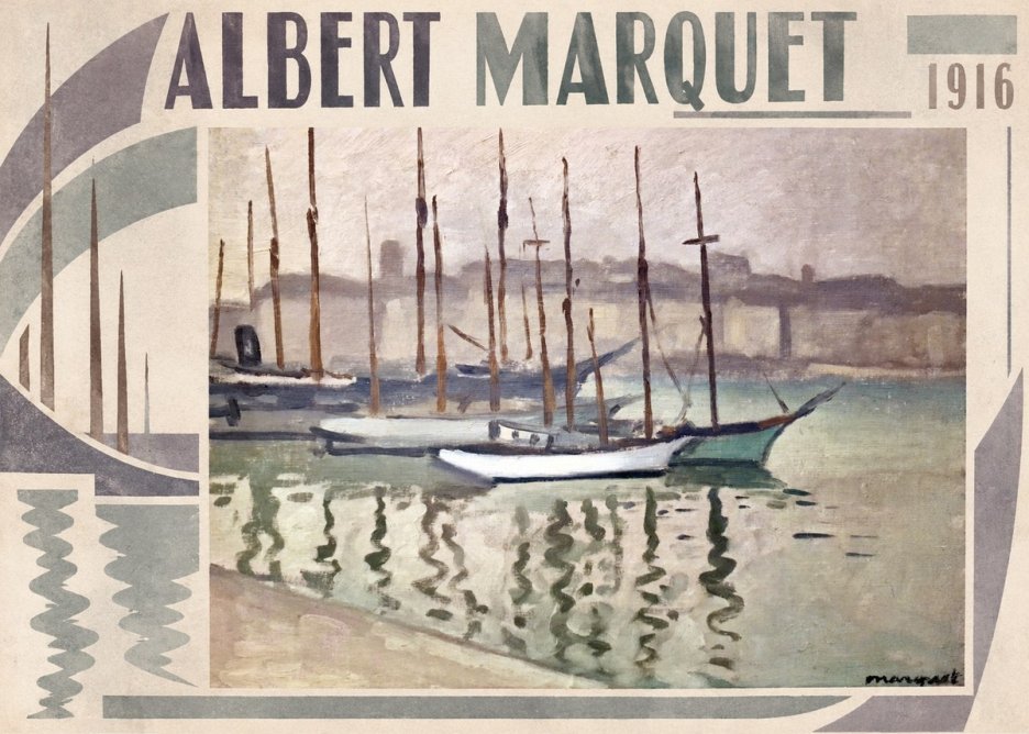 Albert Marquet Le Port Du Havre No5 - Plakat