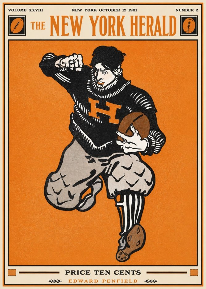Edward Penfield The New York Herald No1 - Plakat