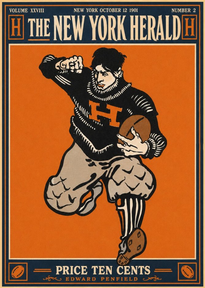 Edward Penfield The New York Herald No4 - Plakat
