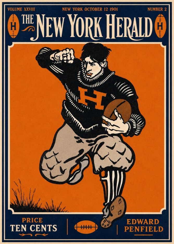 Edward Penfield The New York Herald No5 - Plakat