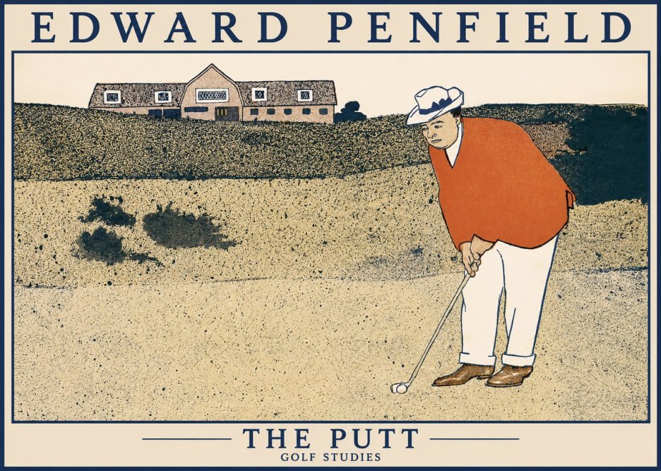 Edward Penfield The Putt No1 - Plakat